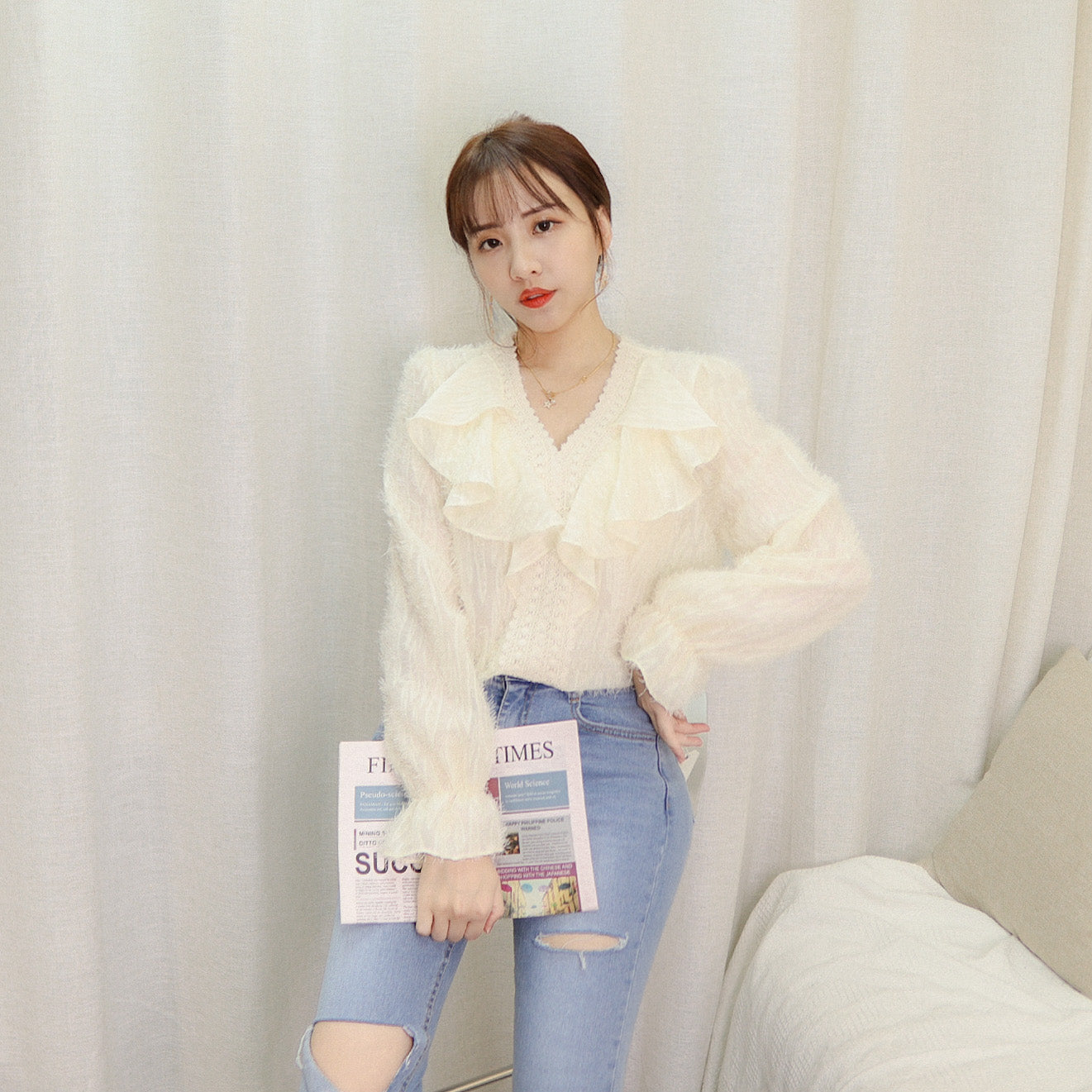 T455 CAKES BLOUSE