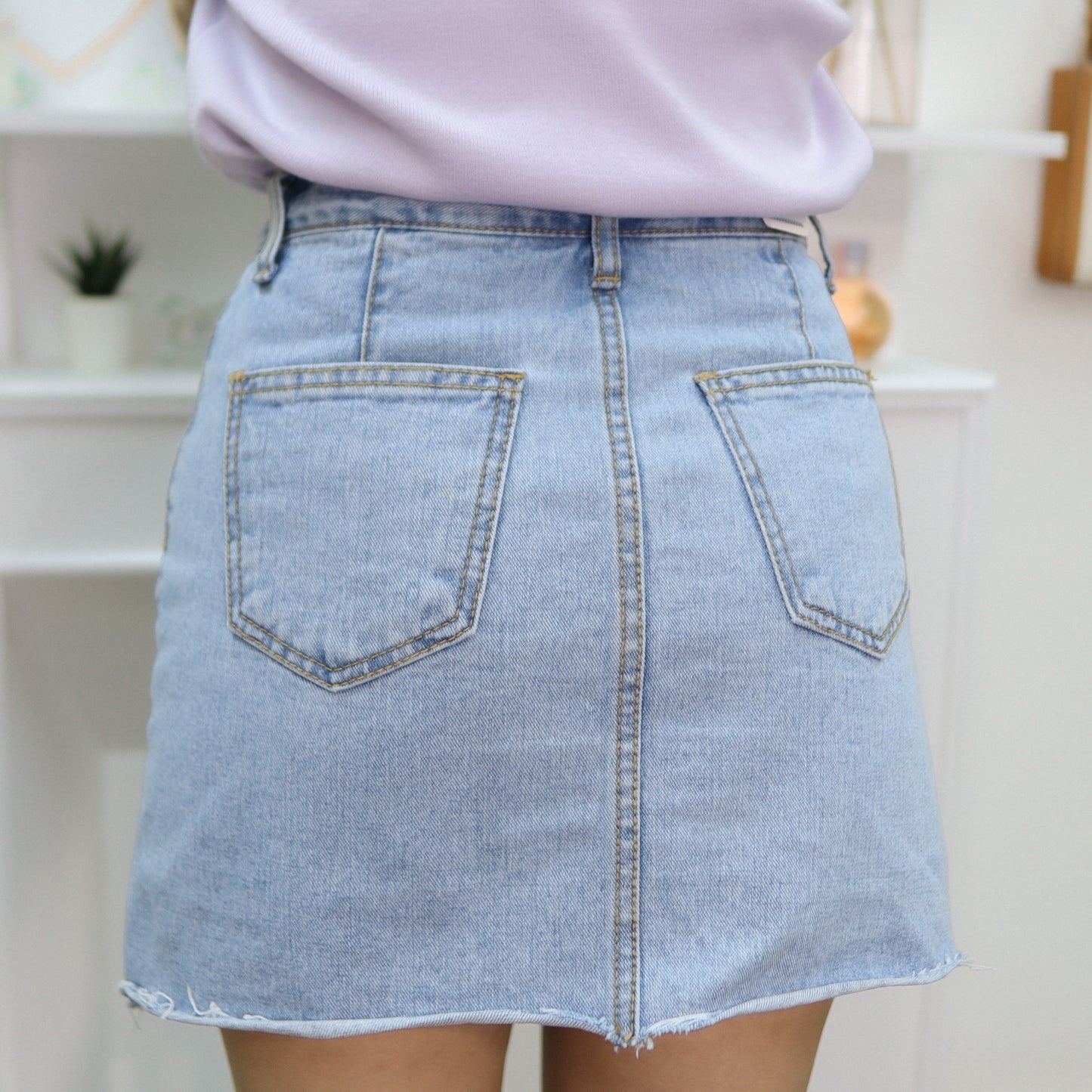 J164 ONTOP DENIM SKIRT