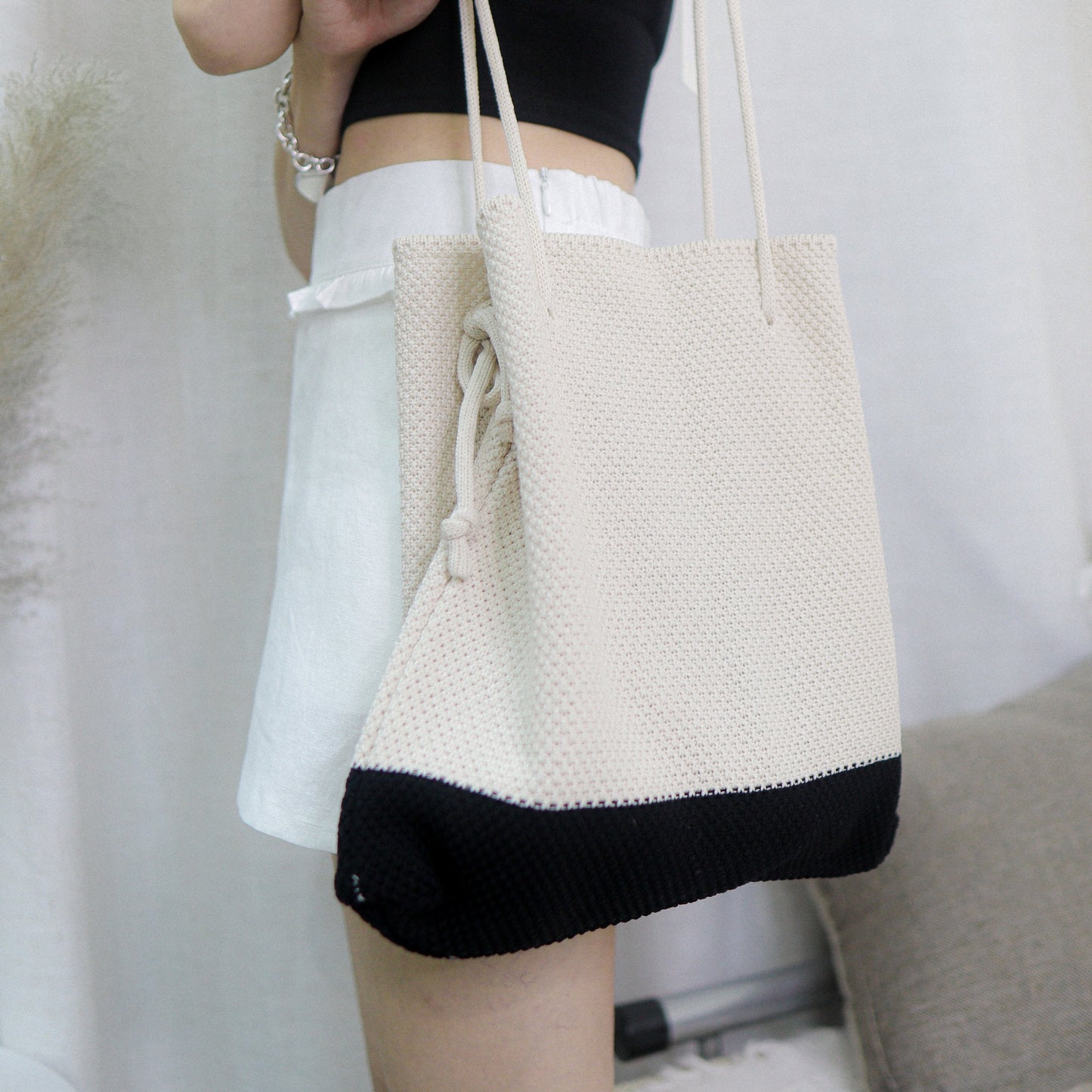 #BG015 DOUX KNITBAG - Letta A