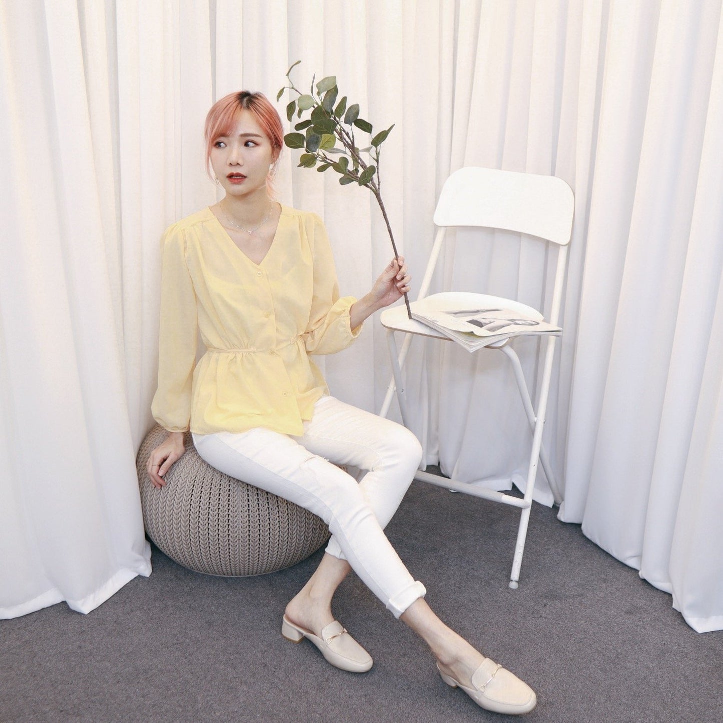#T227 BEING RIBBON TOP - Letta A