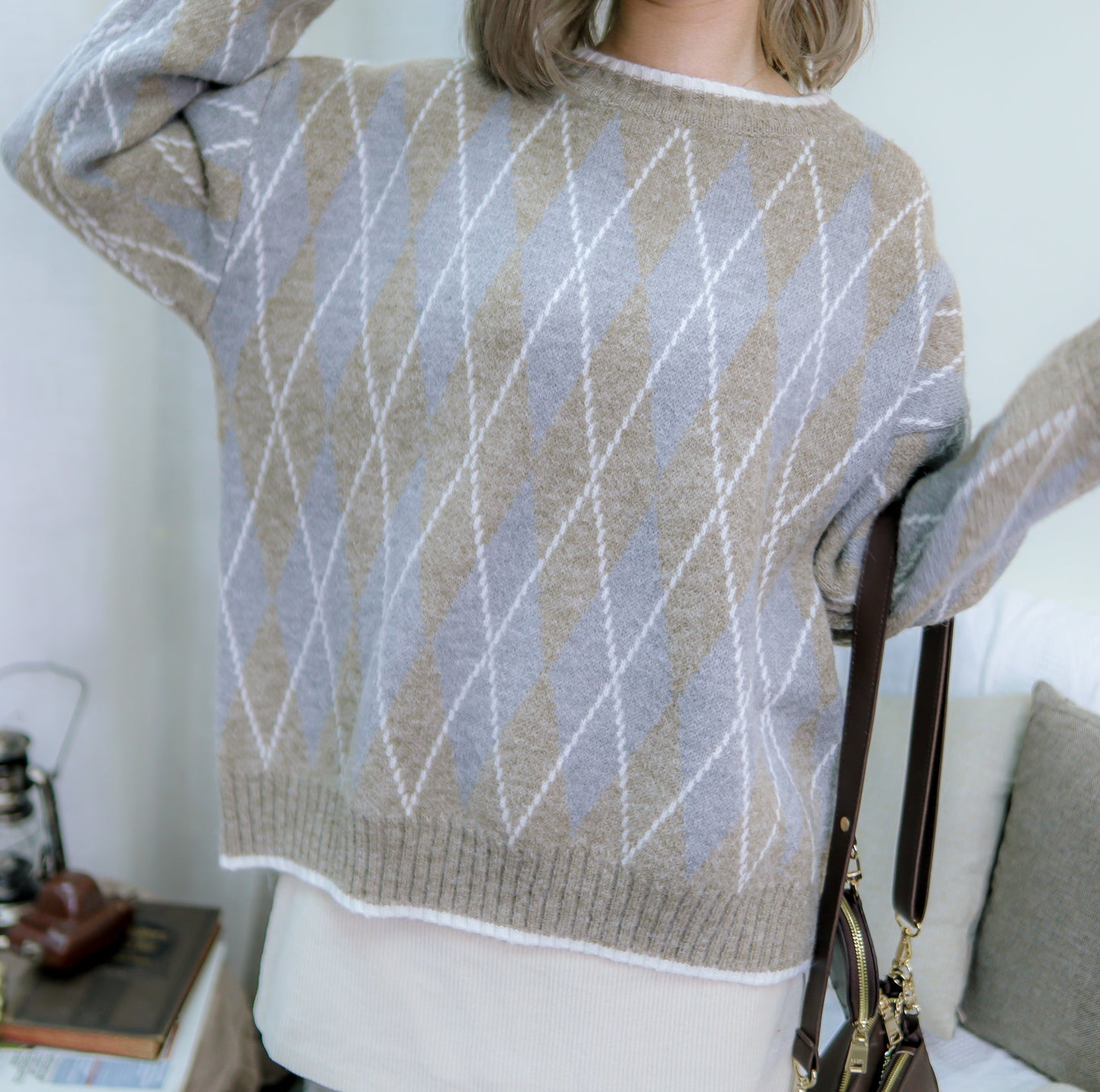 T418 SKY AND CLOUD SWEATER