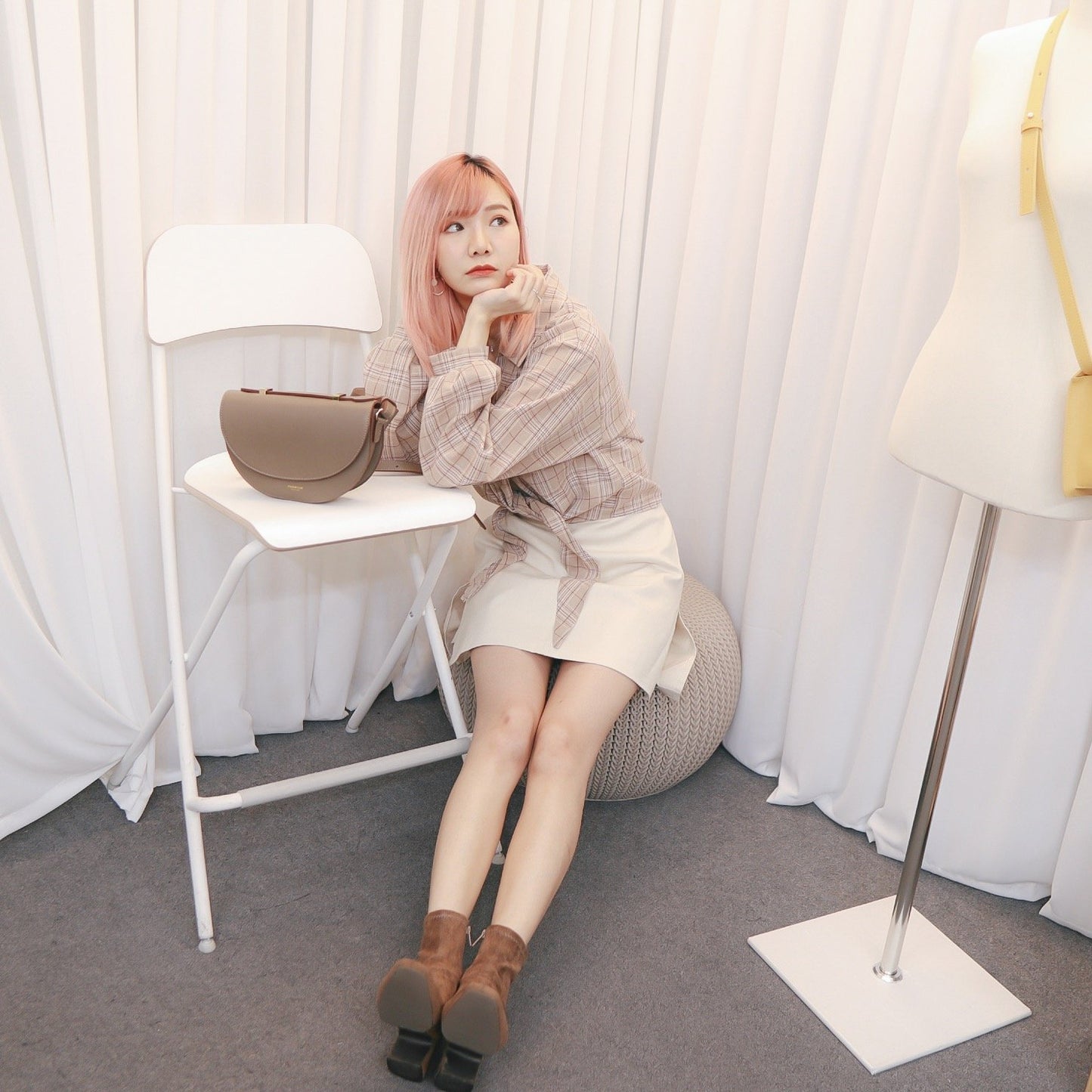 #T233 JAY CHECKED BLOUSE - Letta A