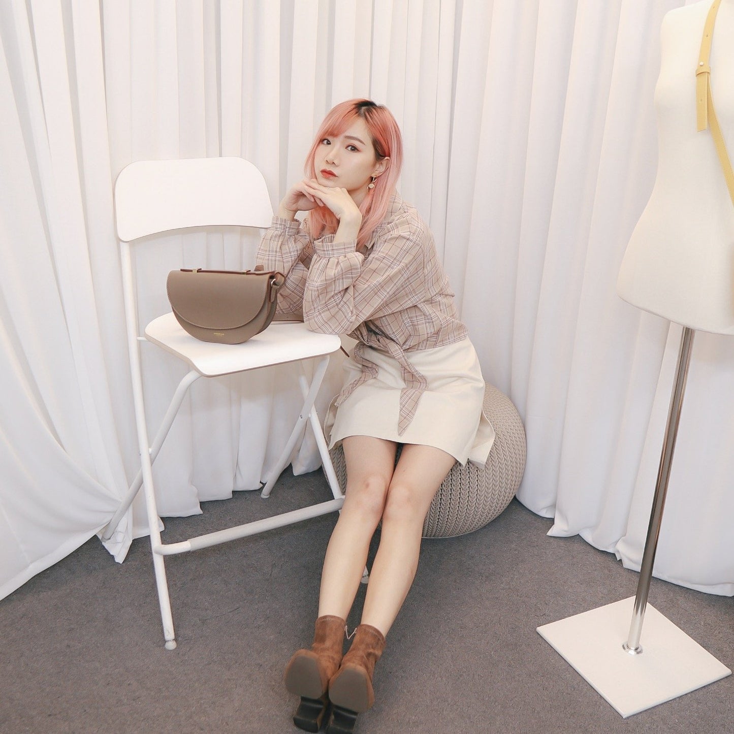 #T233 JAY CHECKED BLOUSE - Letta A