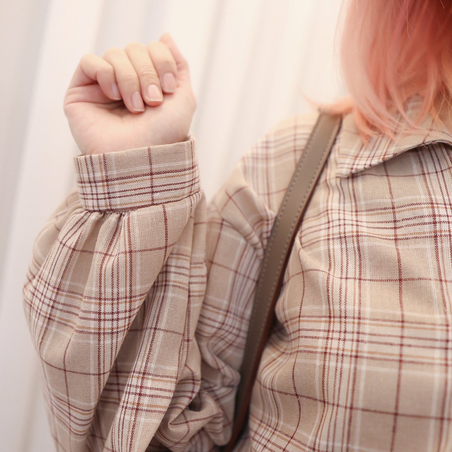 #T233 JAY CHECKED BLOUSE - Letta A