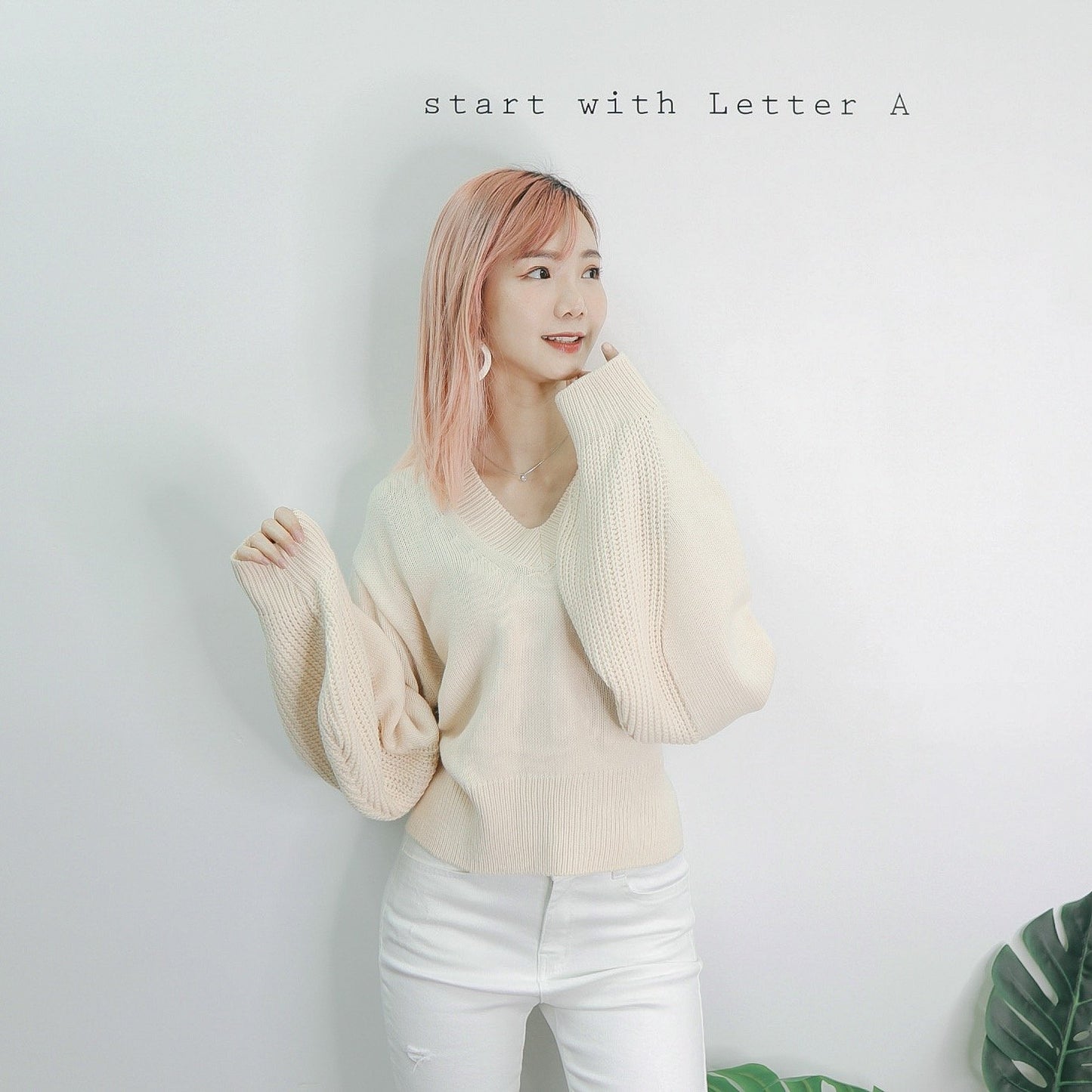 #T210 RIBBON LOVER SWEATER - Letta A