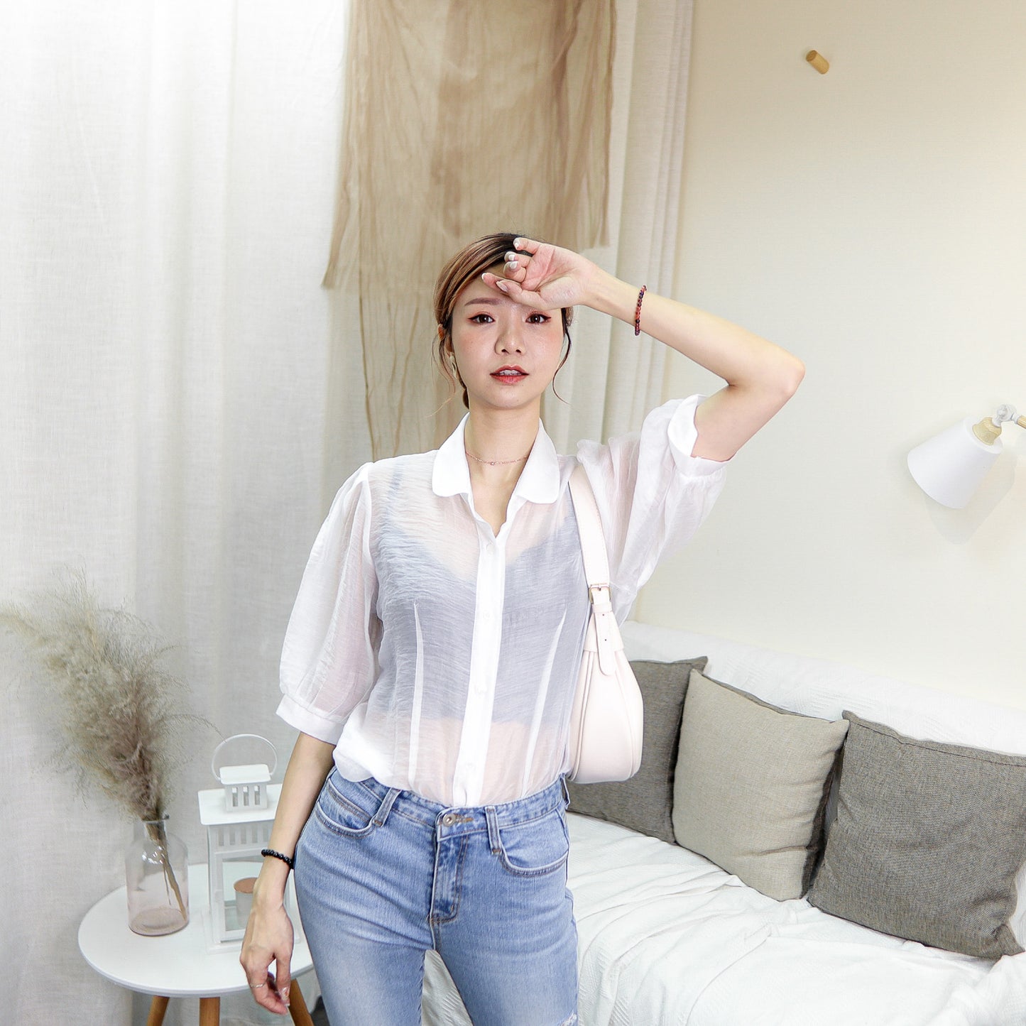 T507 I SAW YOU BLOUSE