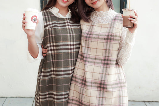 #T166 GIRLS CHECKED OPS