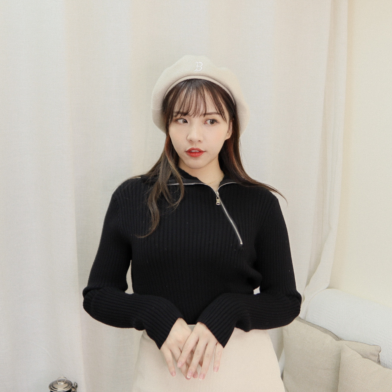 T428 ZIPPER TOP