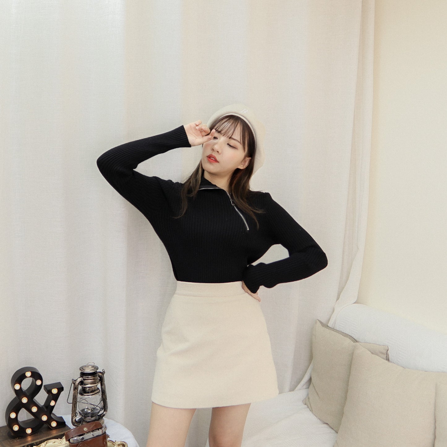T428 ZIPPER TOP