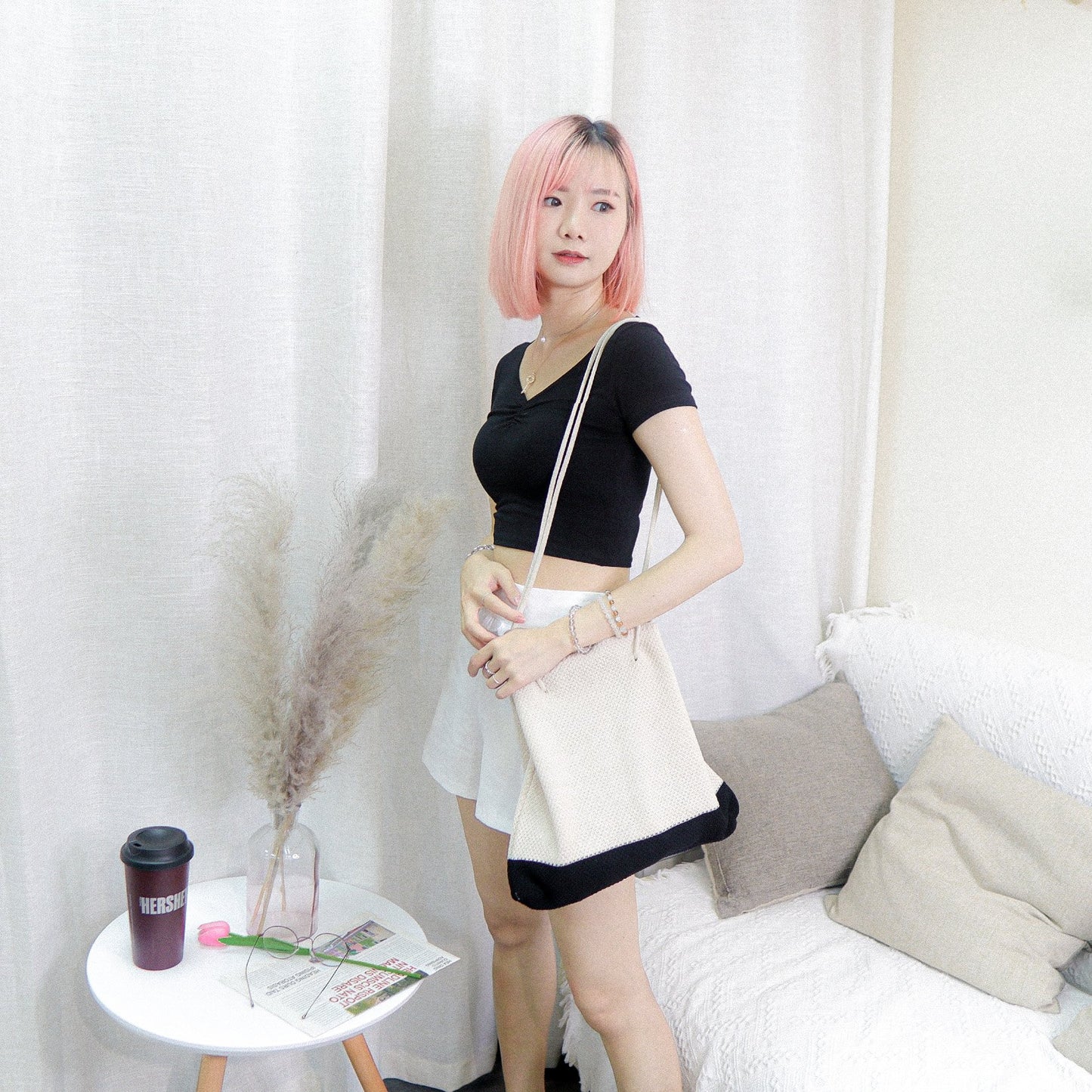 #BG015 DOUX KNITBAG - Letta A