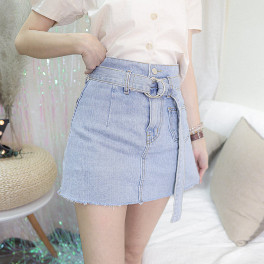 #J113 FOR NOW DENIM SKIRT - Letta A