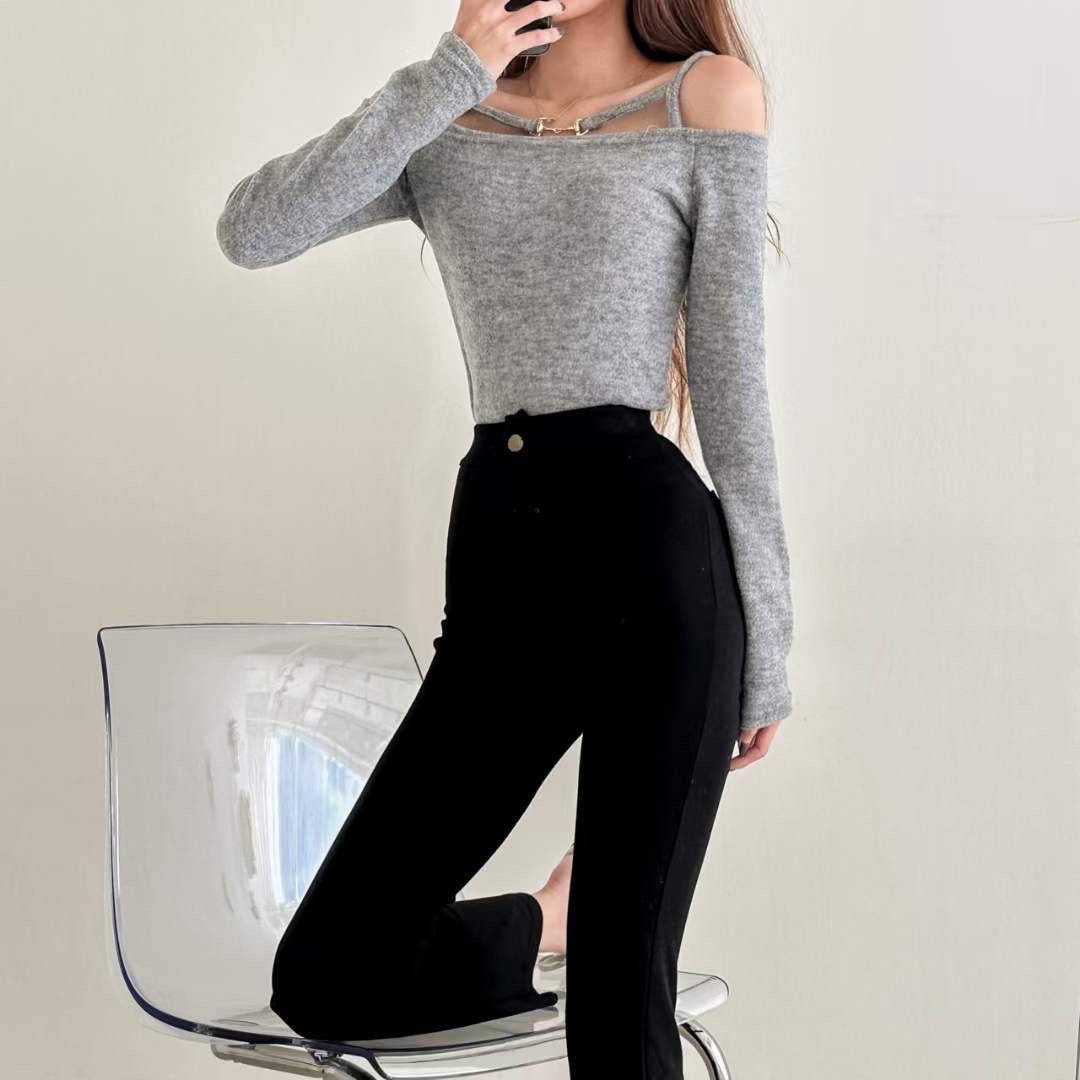 T889 COLLAR TOP