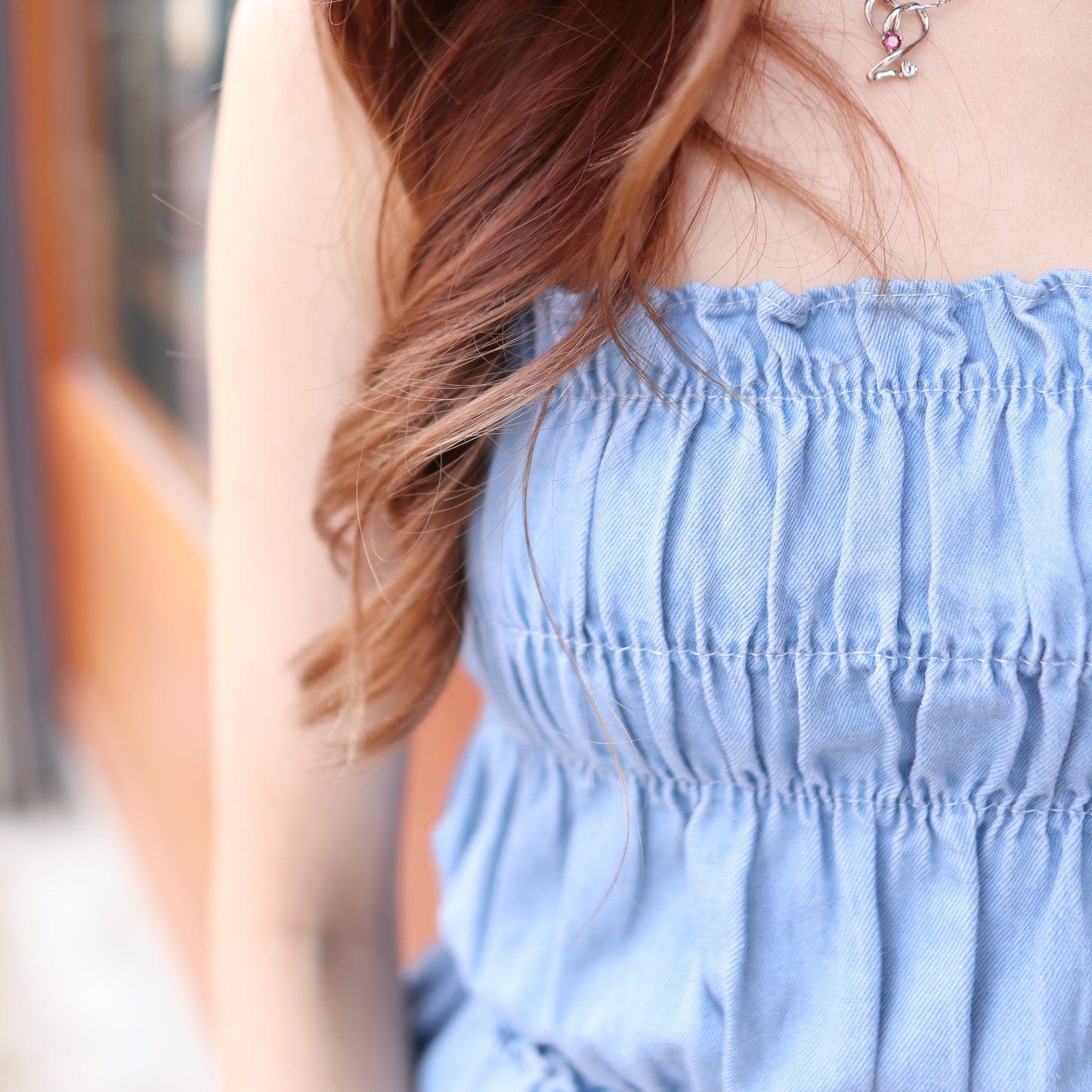 T540 DENIM JUMPSUIT SET