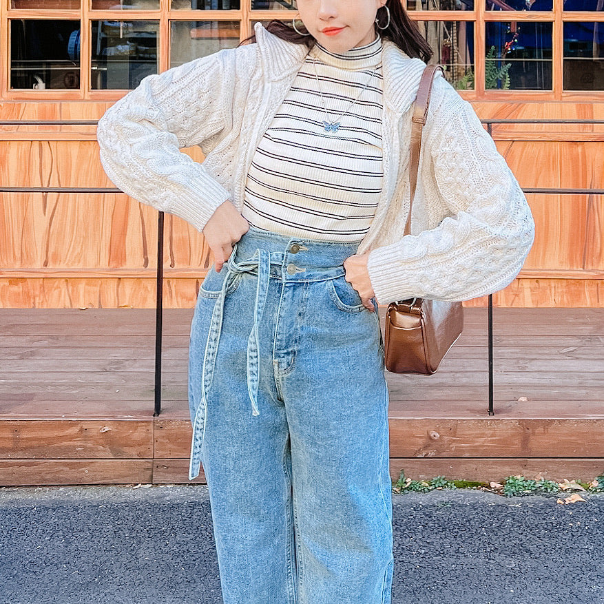 T896 MANNER TURTLENECK TOP