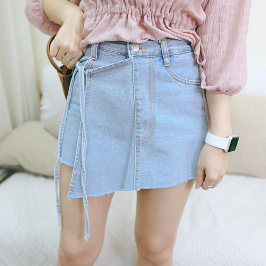 #J039 看起來像裙子牛仔短褲