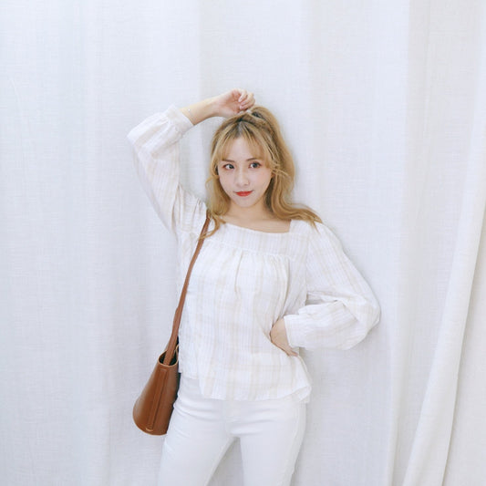 #T261 WHEN I MISS YOU CHECKED TOP - Letta A