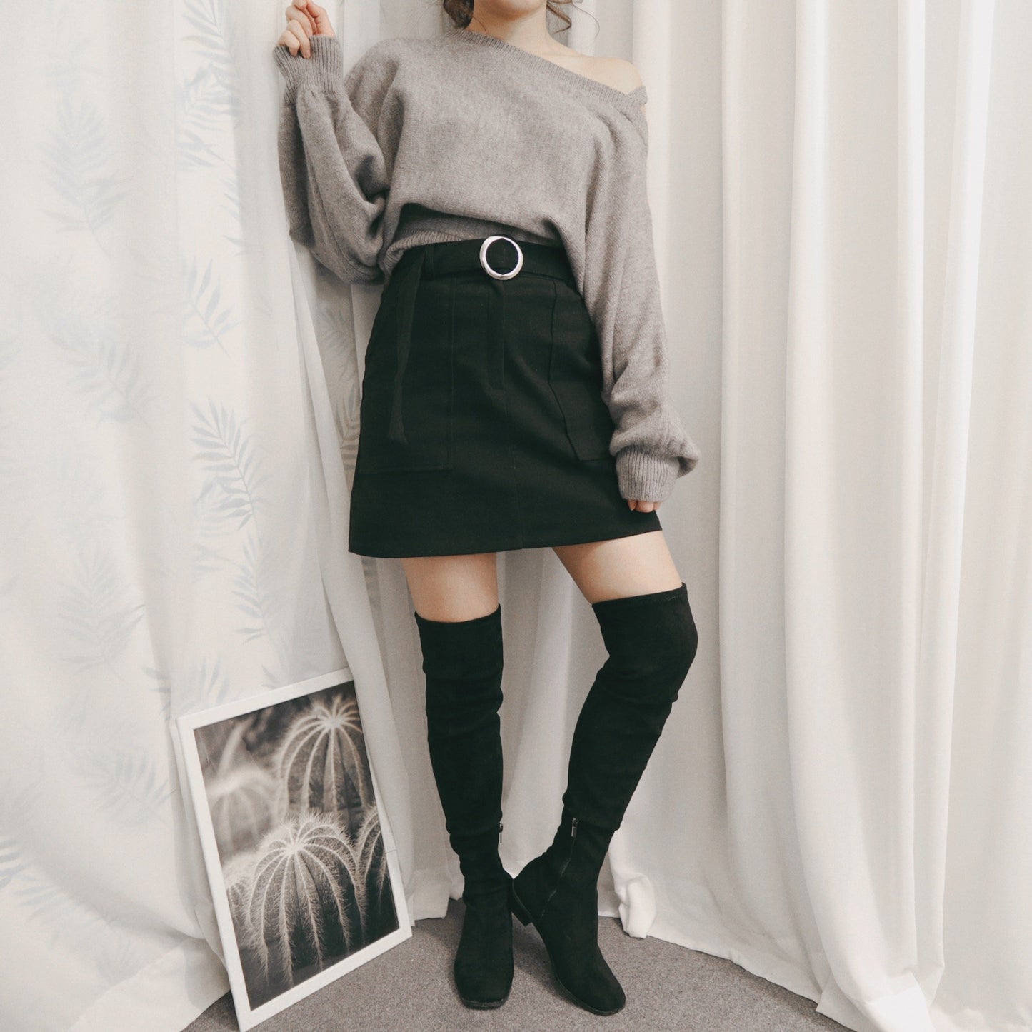 #B074 STOP ME SKIRT - Letta A
