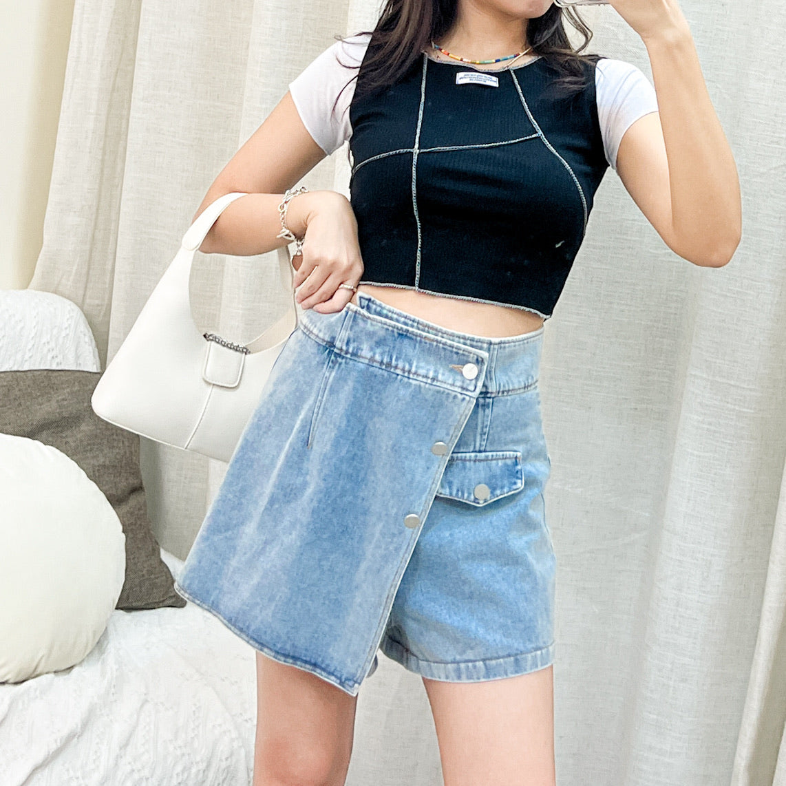 J185 JOANNE DENIM SKIRT