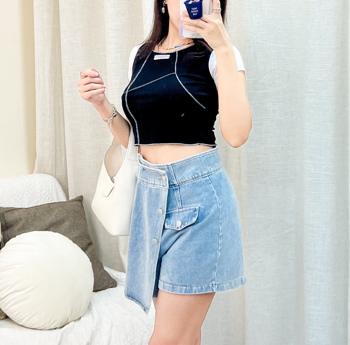 J185 JOANNE DENIM SKIRT