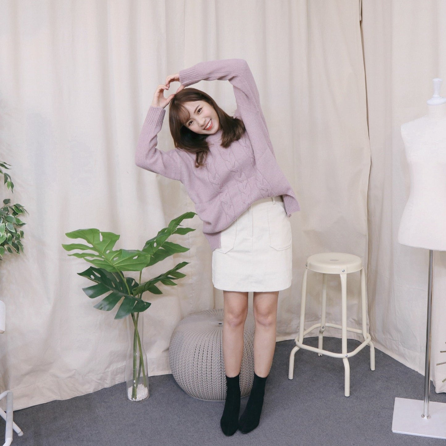 #T193 LAVENDER LOVE SWEATER - Letta A