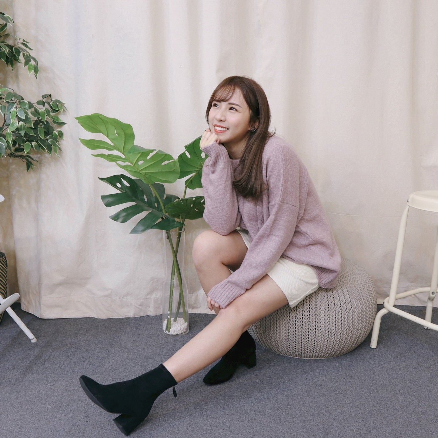#T193 LAVENDER LOVE SWEATER - Letta A