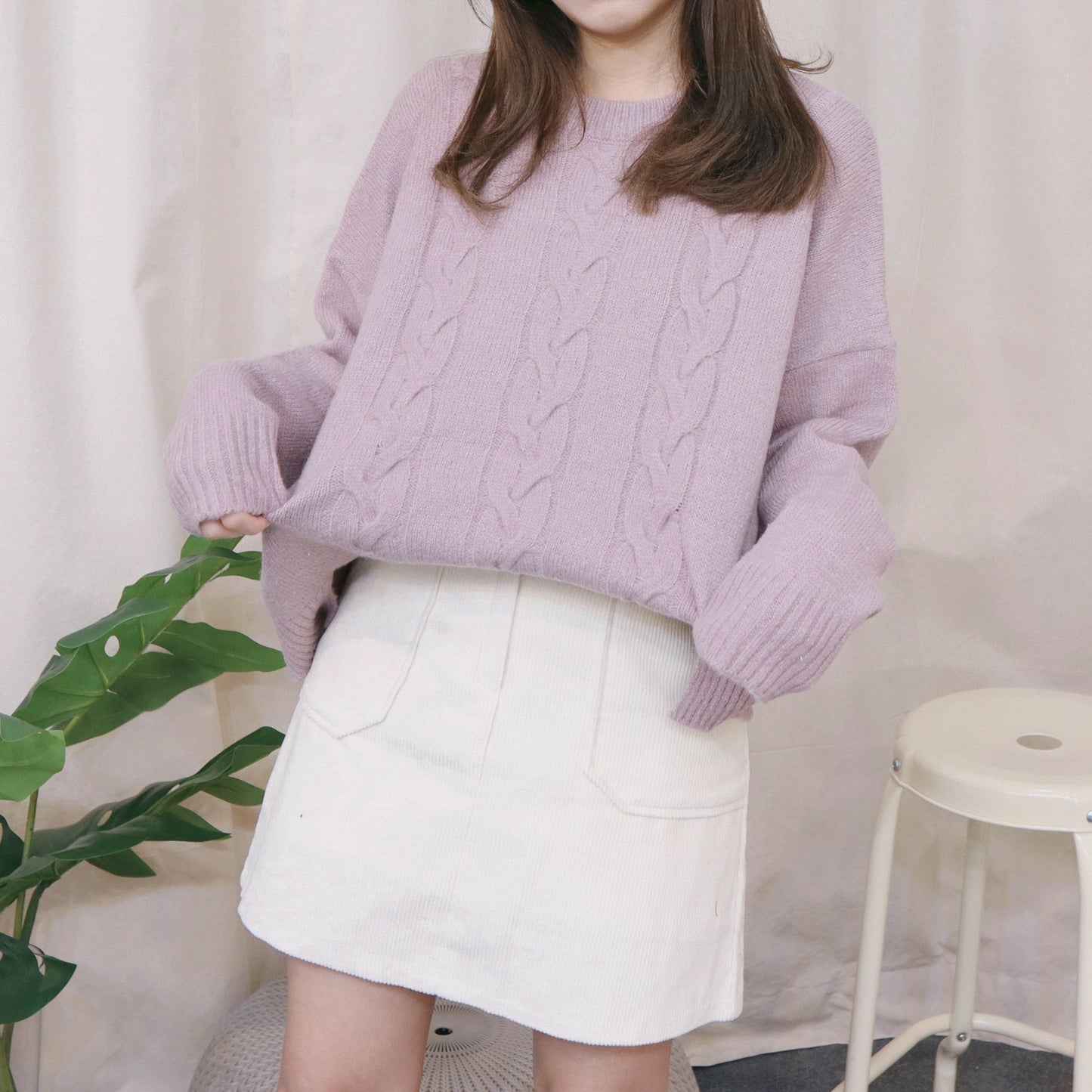 #T193 LAVENDER LOVE SWEATER - Letta A
