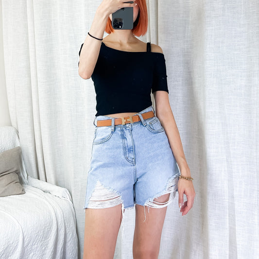 J247 半天牛仔短褲