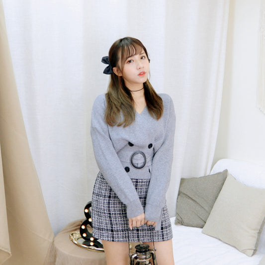 T397 去哪針織上衣