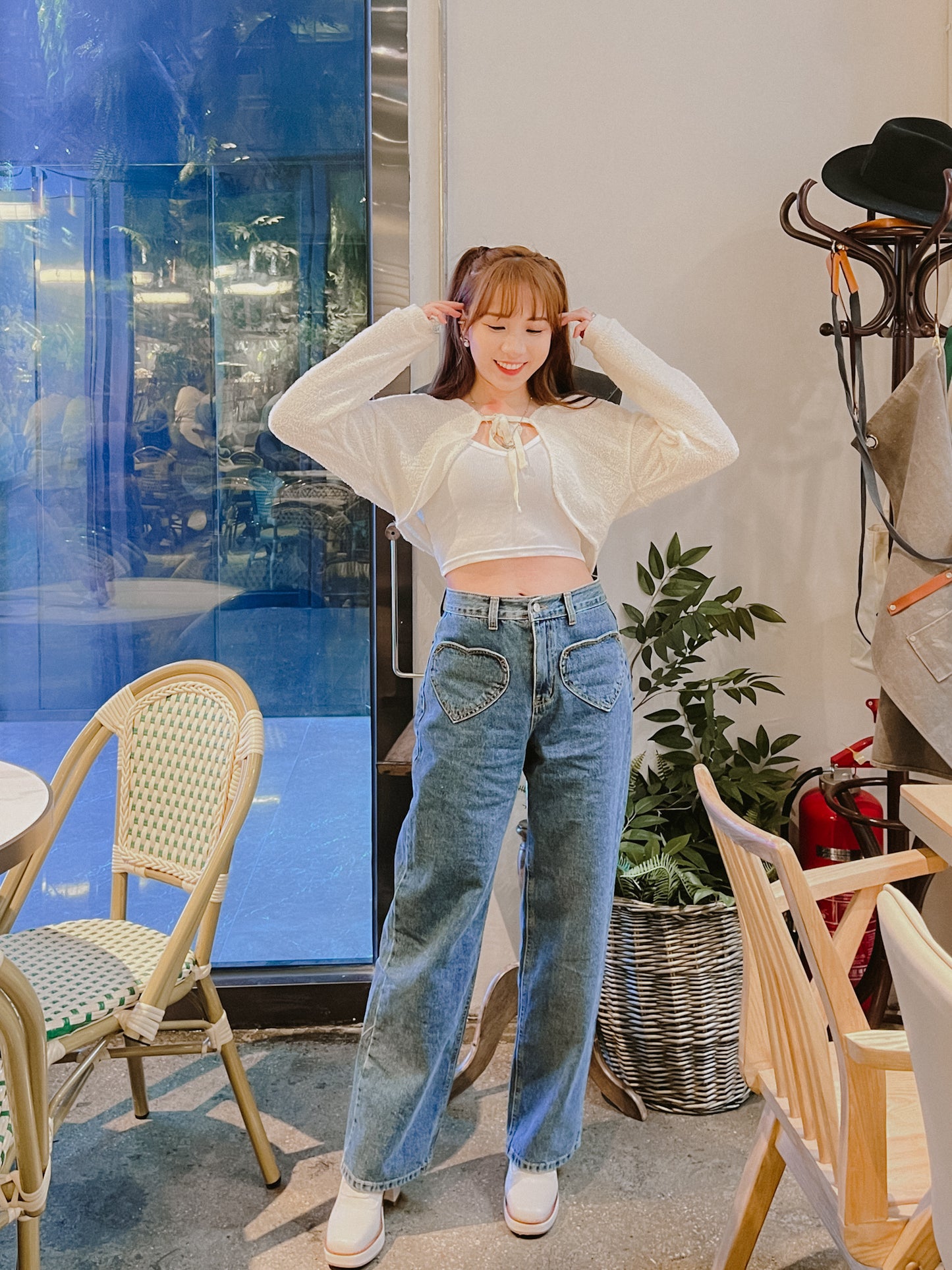 J286 HEART JEANS