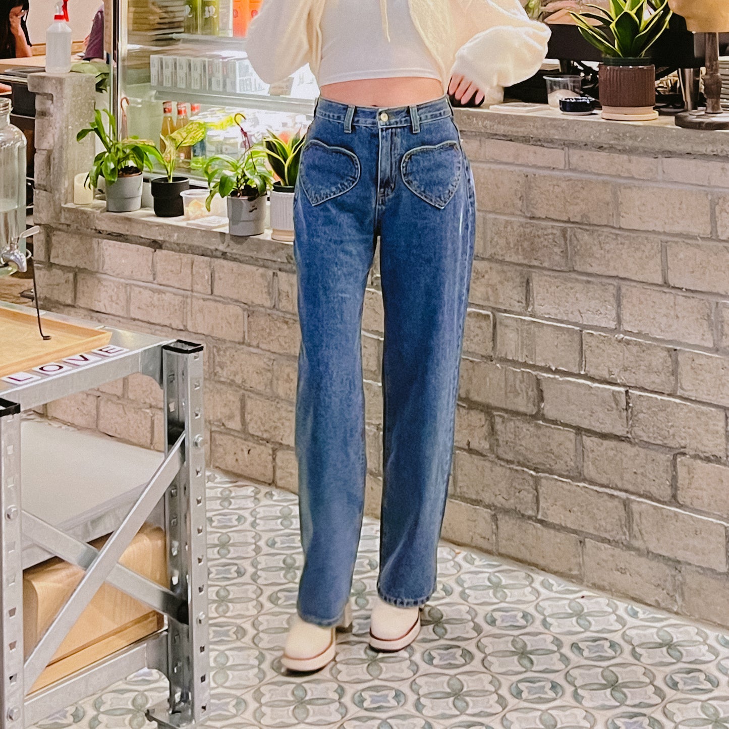J286 HEART JEANS