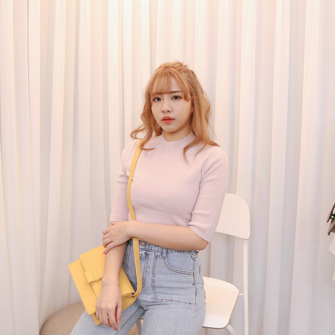 #T221 KOREAN GIRL KNIT TOP - Letta A