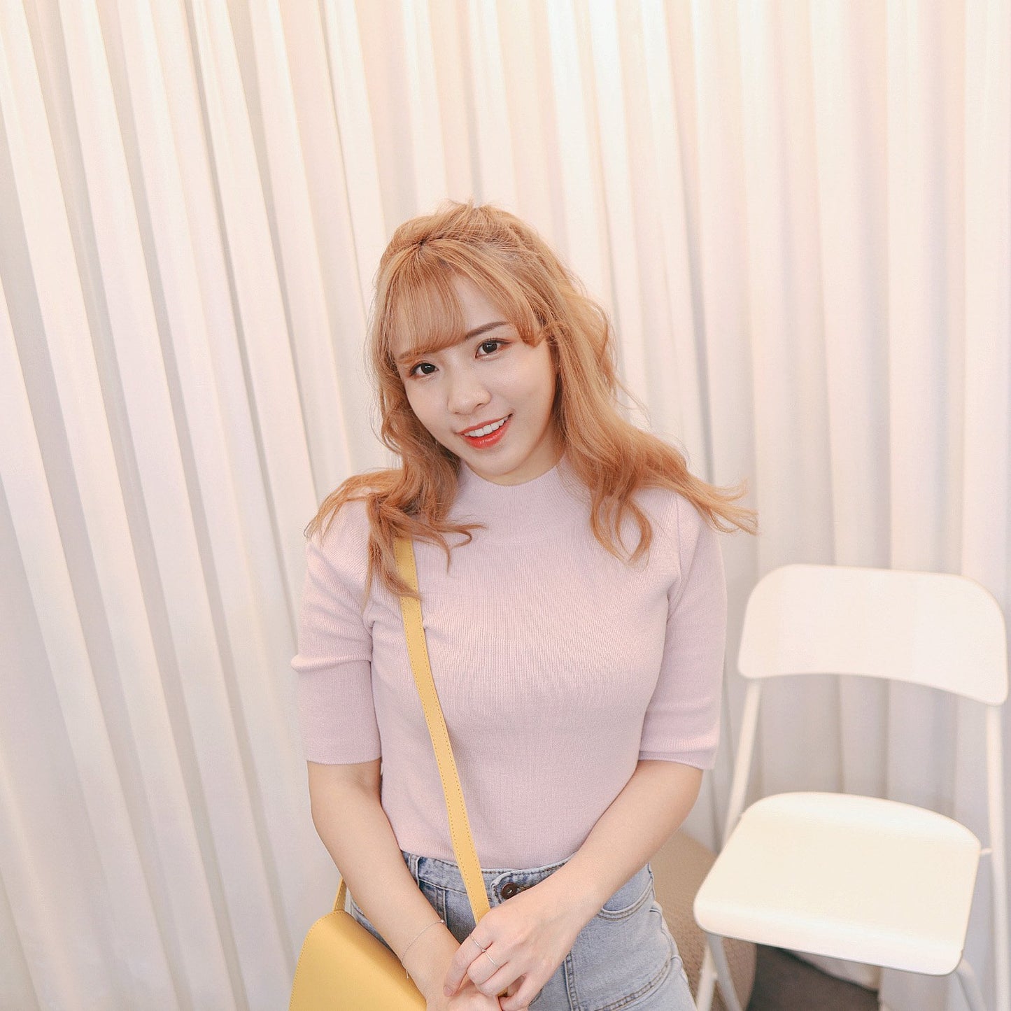 #T221 KOREAN GIRL KNIT TOP - Letta A