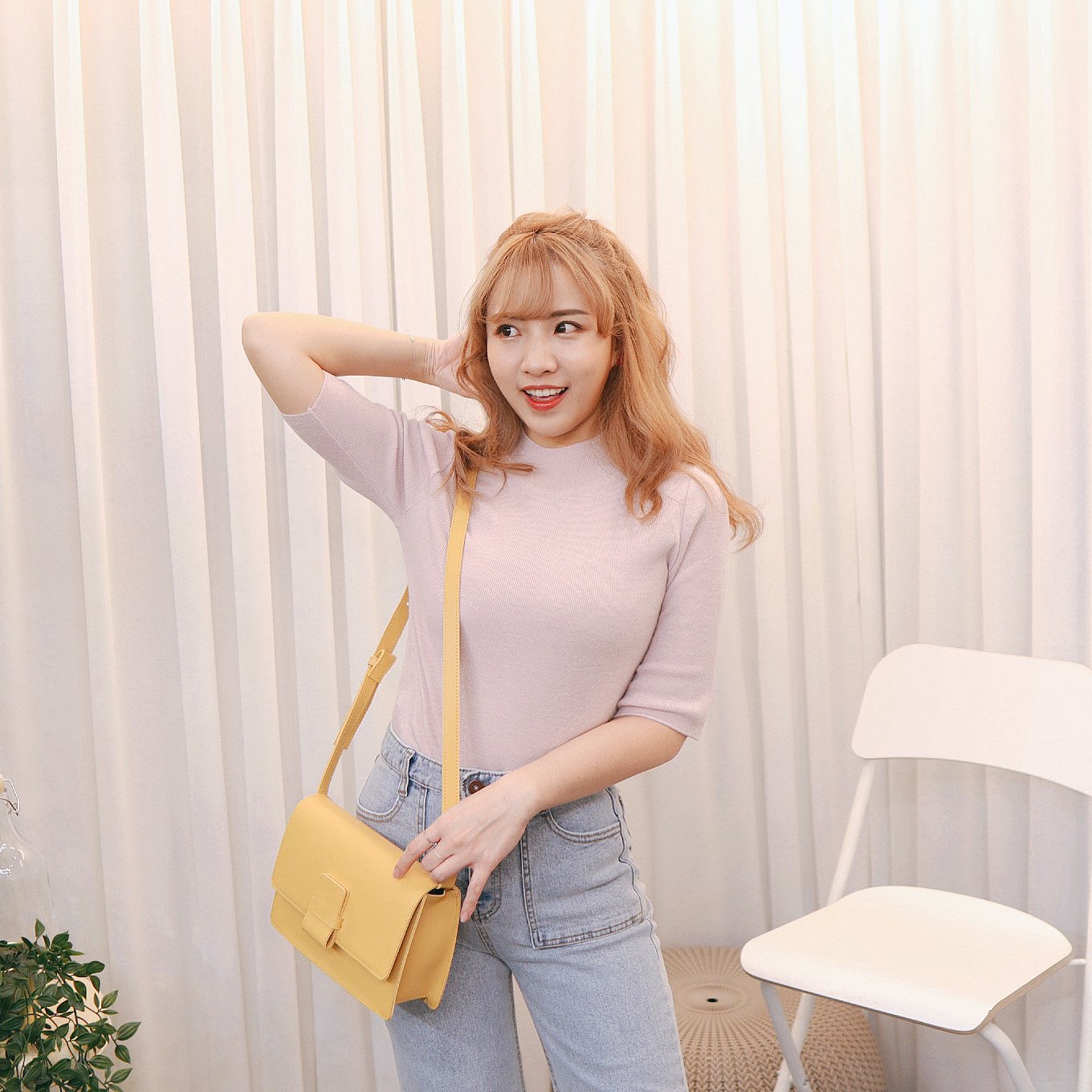 #T221 KOREAN GIRL KNIT TOP - Letta A
