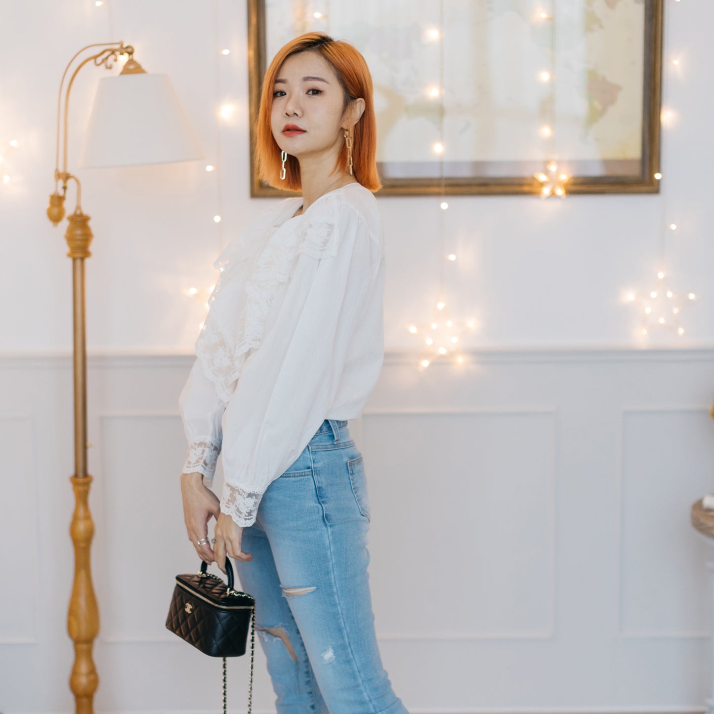 T710 PATIENT LACE BLOUSE