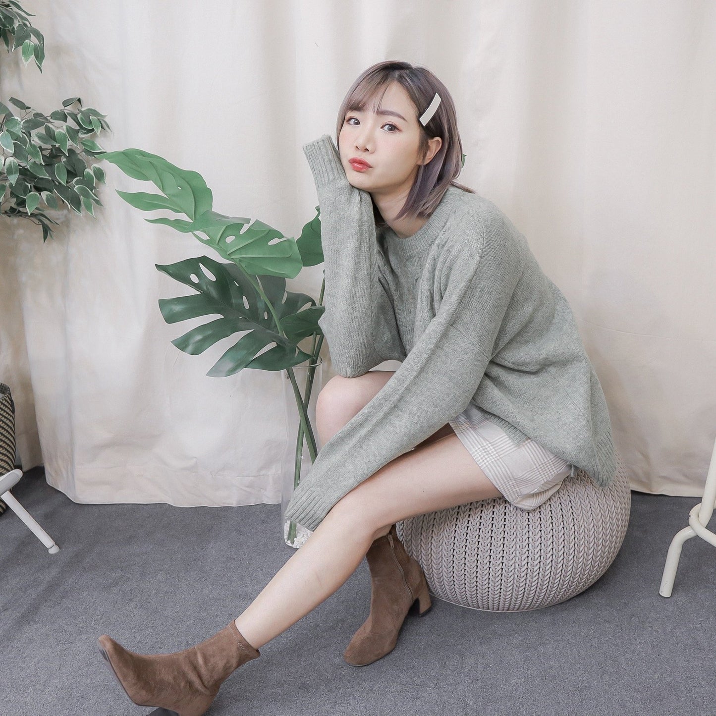 #T193 LAVENDER LOVE SWEATER - Letta A