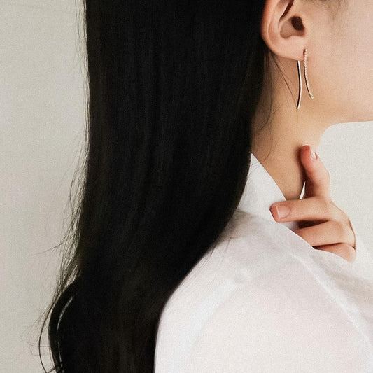 #A037 CROSS LOVE EARRINGS - Letta A