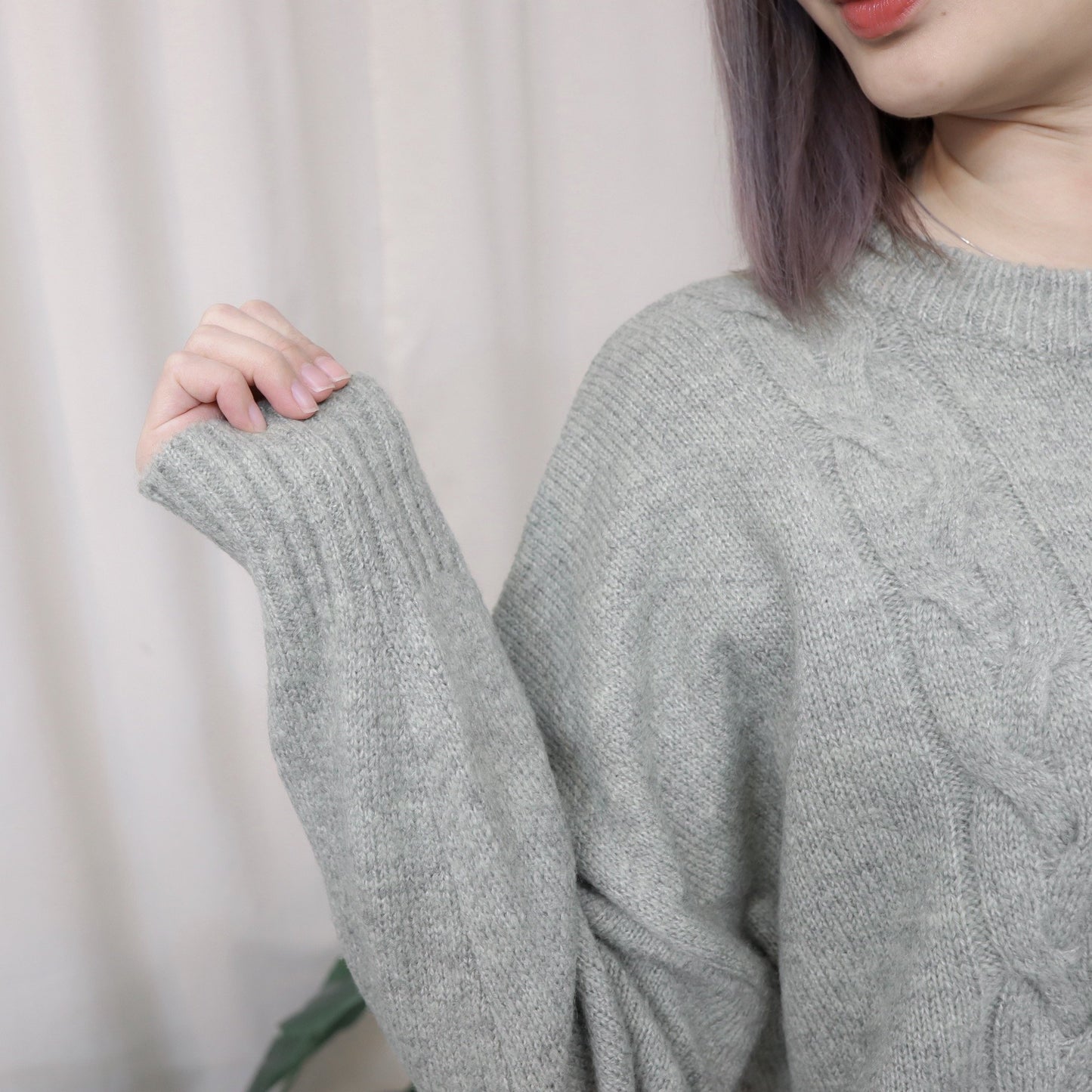 #T193 LAVENDER LOVE SWEATER - Letta A