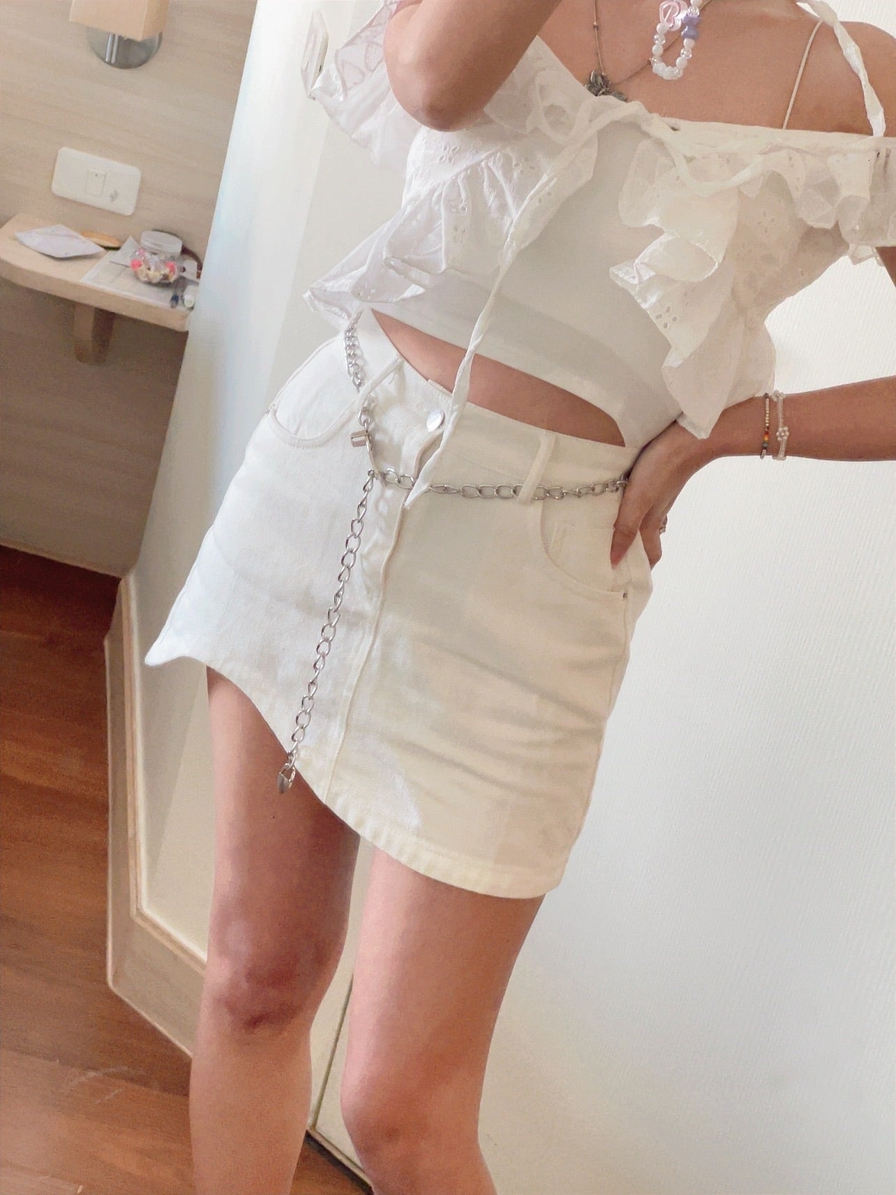 TH089 WAVEY SKIRT