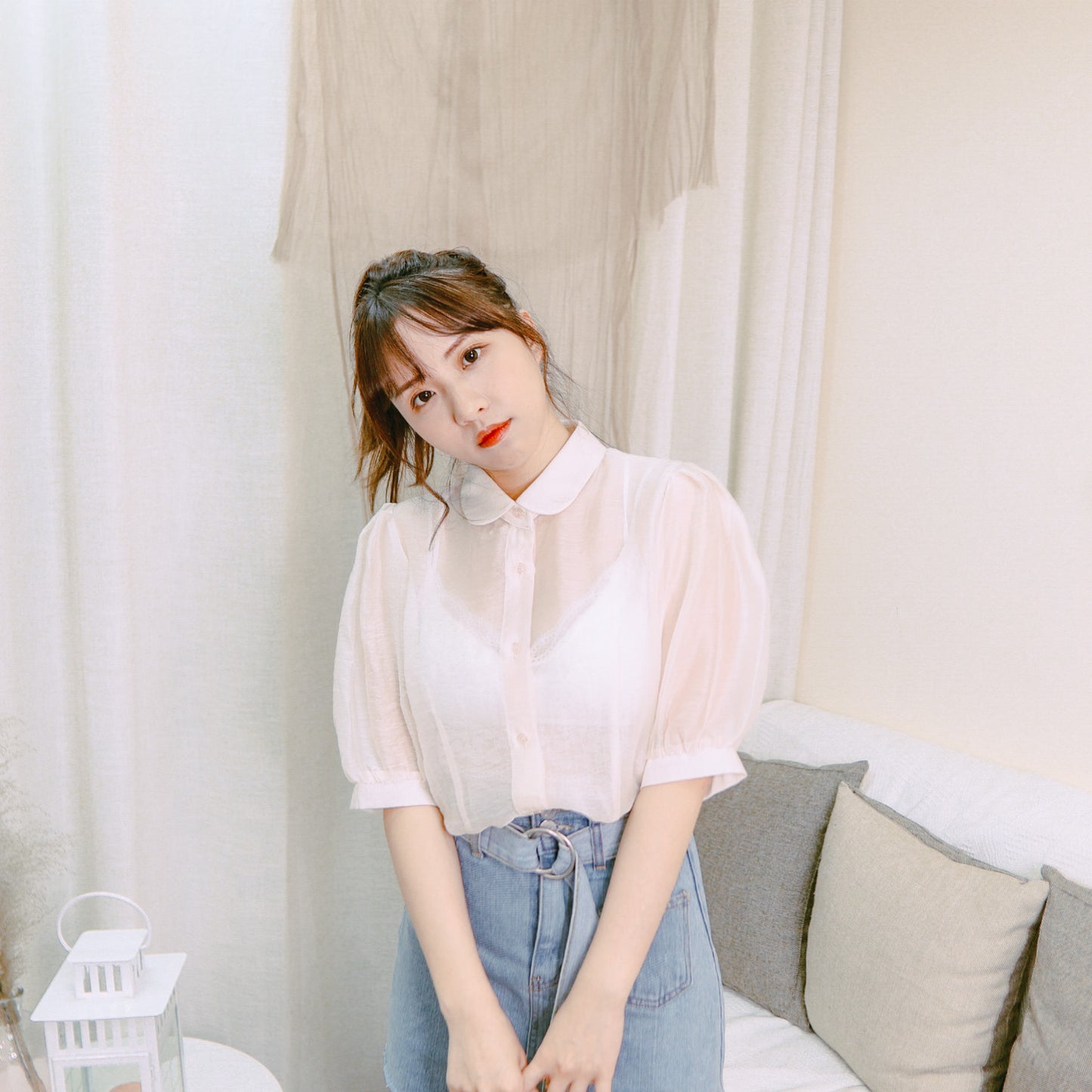 T507 I SAW YOU BLOUSE