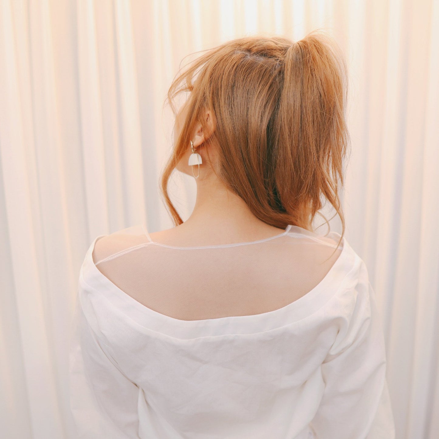 #T214 LOOK AT ME SEE-THROUGH TOP - Letta A