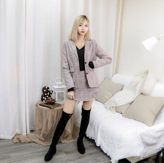 C039 COMING CHECKED JK SET