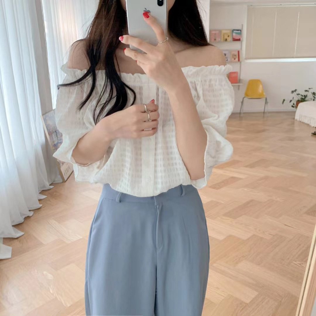 #T309 SOPHIA OFFSHOULDER TOP - Letta A