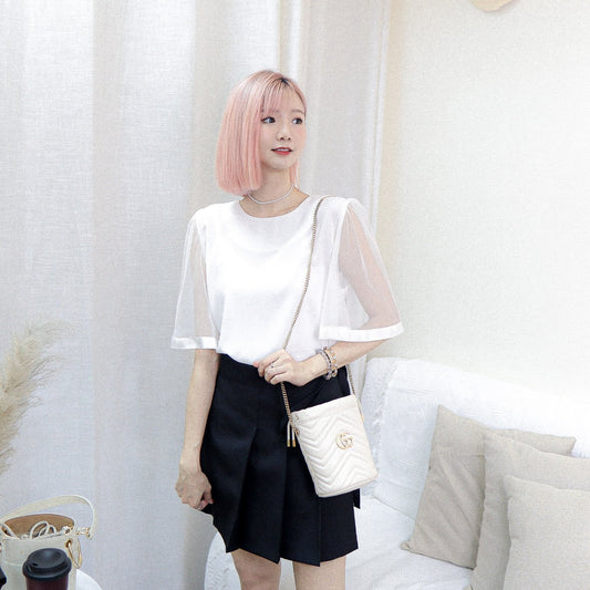 #B111 NIGHT SKY RIBBON SKIRT - Letta A