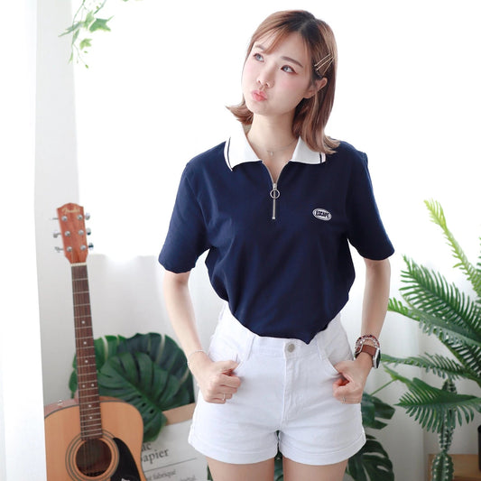 #J032 SNOWY DENIM SHORTS