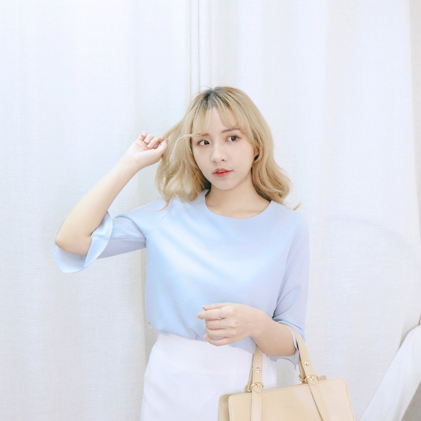 #T268 LILIAN PASTEL BLOUSE - Letta A