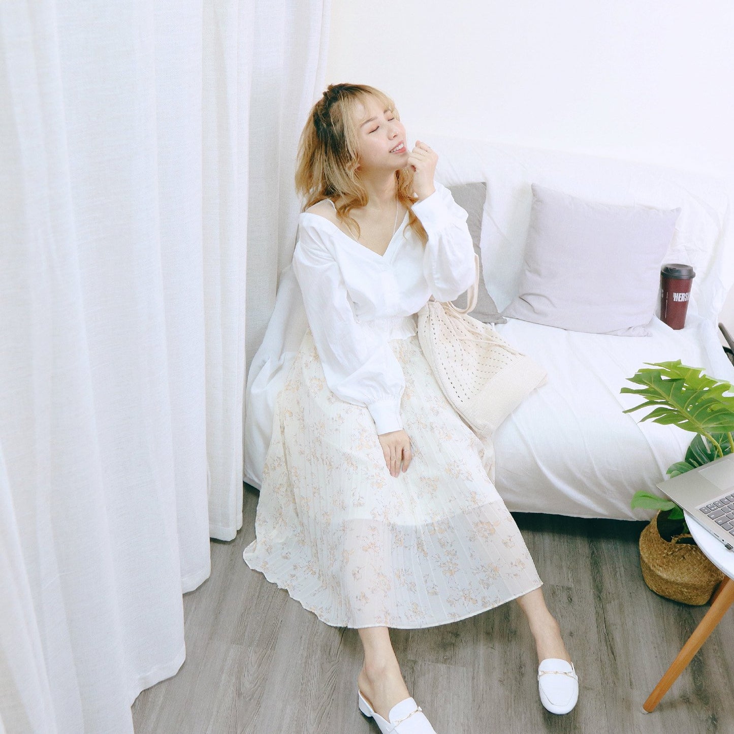 #B093 MILD SUNSET SKIRT - Letta A