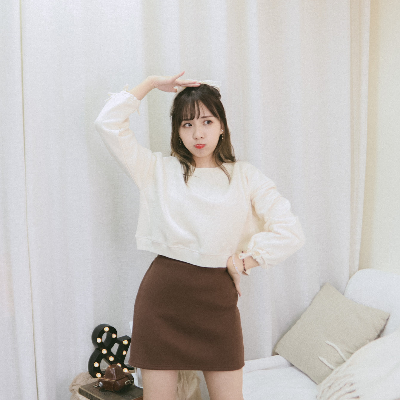 B134 MIUS MINI SKIRT