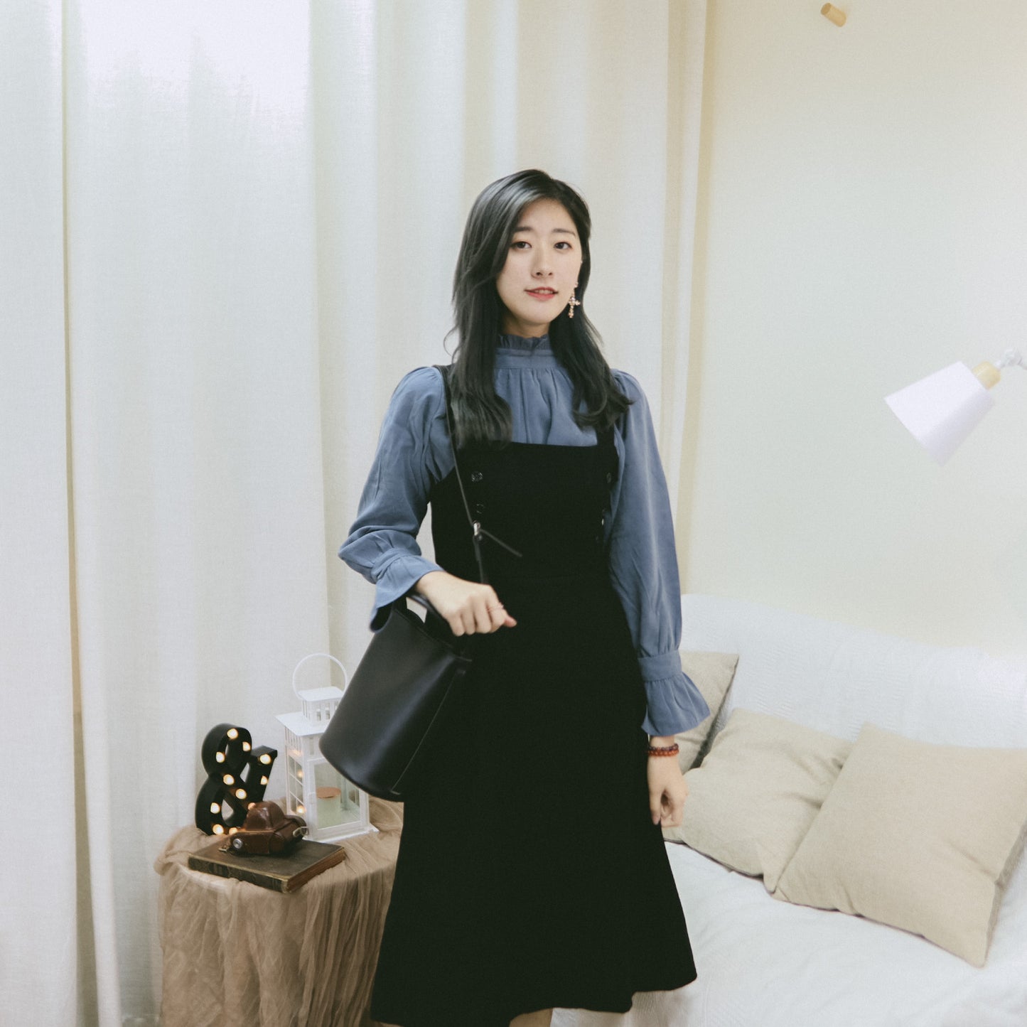 T410 BLUE MONDAY BLOUSE