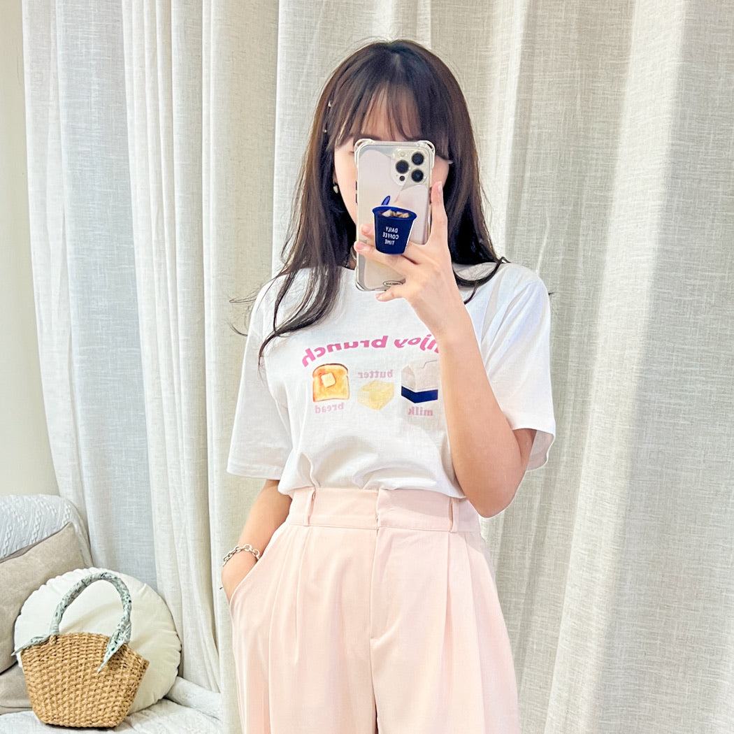 T810 PINK BRUNCH TEE