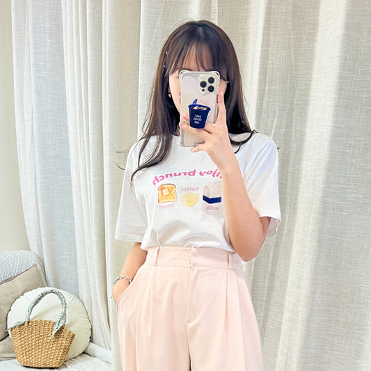 T810 粉紅早午餐T卹